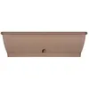 Image de Jardiniere - Garden Id Terraflor - Taupe 60 Cm - SoliditÃ© - RÃ©serve D'eau - RecyclÃ© & 100% Recyclable - Volume Pour Plantes.