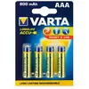 Image de 4 piles 1,2V LR03 rechargeables Varta 56703