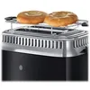 Image de Russell Hobbs Retro 21681-56 Classic - Grille-pain - 2 tranche - 2 Emplacements - Noir ultra brillant