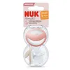 Image de Lot De 2 Sucettes En Silicone Mommy Feel 0-6m Rouge/Beige - Rouge