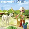 Image de Playmobil 4944 - Soigneur Avec BÃ©bÃ© Alpaga