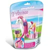 Image de Playmobil 6166 - Princesse Rose Avec Cheval Ã Coiffer