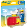 Image de 6793 - 1.2.3. Playmobil - Fermier Avec Brouette