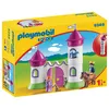 Image de Playmobil 1.2.3 9389 - ChÃ¢teau de princesse avec tours empilable