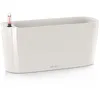 Image de Lechuza JardiniÃ¨re De Table Delta 20 All-In-One Blanc Brillant 15560
