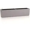 Image de Lechuza JardiniÃ¨re Balconera Stone 80 All-In-One Gris