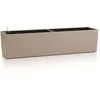Image de Lechuza JardiniÃ¨re Balconera Stone 80 All-In-One Beige