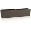 Image de Lechuza JardiniÃ¨re Balconera Stone 80 All-In-One Noir