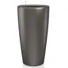 Image de Lechuza JardiniÃ¨re Rondo 40 All-In-One Charbon MÃ©tallique 15743