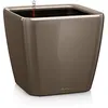 Image de Pot Quadro Premium Ls 28 - Kit Complet, Taupe Brillant 28 Cm