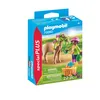 Image de Playmobil 70060 - CavaliÃ¨re avec poney