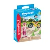 Image de Playmobil 70061 - Enfants avec vÃ©lo et rollers