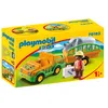 Image de Playmobil 70182 - VÃ©tÃ©rinaire avec vÃ©hicule et rhinocÃ©ros