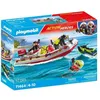Image de Playmobil Action Heroes 71464 - Bateau de pompier et scooter des mers