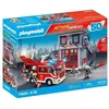 Image de Playmobil Action Heroes 71603 - Poste de pompiers avec camion d'intervention (SpÃ©cial 50 ans)