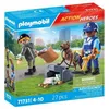 Image de Playmobil Action Heroes 71731 - Policier avec chien de recherche et voleur