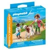 Image de Playmobil My Life 71803 - FermiÃ¨re et enfant avec veau - Duo Pack