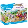 Image de Playmobil Princess Magic 71846 - CalÃ¨che avec couple princier et cocher