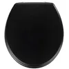 Image de Abattant WC - MDF - Prima - Mat - Noir WENKO