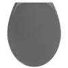 Image de Wenko 22165100 Samos Easy-Close Abattant Plastique Gris FoncÃ© 47,5 x 6,0 x 40,0 cm