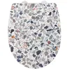 Image de Abattant WC thermoplast design Terrazzo - Gris