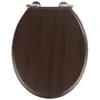 Image de Abattant WC - Wenge - MDF - Easy Close et Fix Clip WENKO