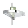 Image de Etagère de douche télescopique acier inoxydable 3 tablettes d'angle
