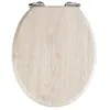 Image de Wenko 22014100 Abattant pour WC MDF ChÃªne Gris