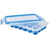 Image de EMSA 514549 boÃ®te hermÃ©tique alimentaire Bac Ã  glaÃ§on Bleu, Transparent