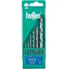 Image de HSS set foret spiralÃ© pour mÃ©tal 6 piÃ¨ces Heller