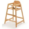 Image de Emma - Chaise Haute Empilable En Bois Naturel