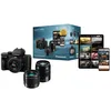Image de Pack Appareil photo hybride Panasonic G100D + Objectif standard 12-32 mm + TÃ©lÃ©objectif 45-150 mm + Focale fixe 25 mm F1.7 + formation Jiminy