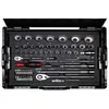 Image de Wiha Socket et Bit Set 1/4inch et 1/2 inch double et Allen mÃ©trique, 60 pcs. en L-Boxx