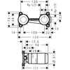 Image de Corps encastrement pour mitigeur LAVABO encastrÃ© Hansgrohe