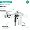 Image de Robinet Mitigeur Douche METRIS Hansgrohe 31680000