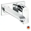Image de Mitigeur lavabo encastrÃ© METRIS bec court 225mm ChromÃ© Hansgrohe