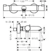 Image de Mitigeur thermostatique bain-douche Ecosta Comfort