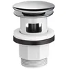 Image de Push-Open synthÃ©tique chromÃ© HANSGROHE