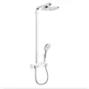 Image de Hansgrohe - Colonne de douche thermostatique HANSGROHE Raindance Select E 300 avec mitigeur 30 cm blanc et chromÃÂ©  - Blanc