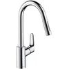 Image de Hansgrohe FOCUS Mitigeur Ã©vier avec douchette Aspect acier 31815800