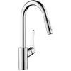 Image de Mitigeur d'Ãvier de Cuisine HANSGROHE Cento XL avec Douchette Chrome