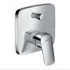 Image de Logis Set de finition pour mitigeur bain/douche encastrÃ© chromÃ© Hansgrohe