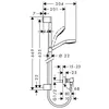 Image de Set de douche Hansgrohe Croma Select S Vario Combi Set 0,65m 27013400