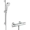 Image de Hansgrohe - Combi douche Croma Select E Vario/Ecostat Comfort avec barre 65 cm blanc/chromÃ©