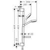 Image de Hansgrohe-Set Croma Select S 110 Vario   Unica Croma 0,65 m avec porte-savon RÃ©f.26566400