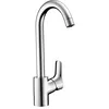Image de HANSGROHE Mitigeur de cuisine MySport L Steel Optic aspect acier brossÃ©