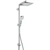 Image de Hansgrohe Colonne de Douche Showerpipe Crometta E 240 Sans Robinetterie pour Baignoire EcoSmart Chrome 27289000