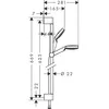 Image de Ensemble de douche - Crometta 100 1 jet / barre Unica'Croma HANSGROHE