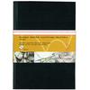 Image de Livre à croquis format portrait couverture noire 120g/m²