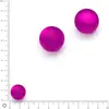 Image de Perle Polaris satinée Ø 16 mm - Rose